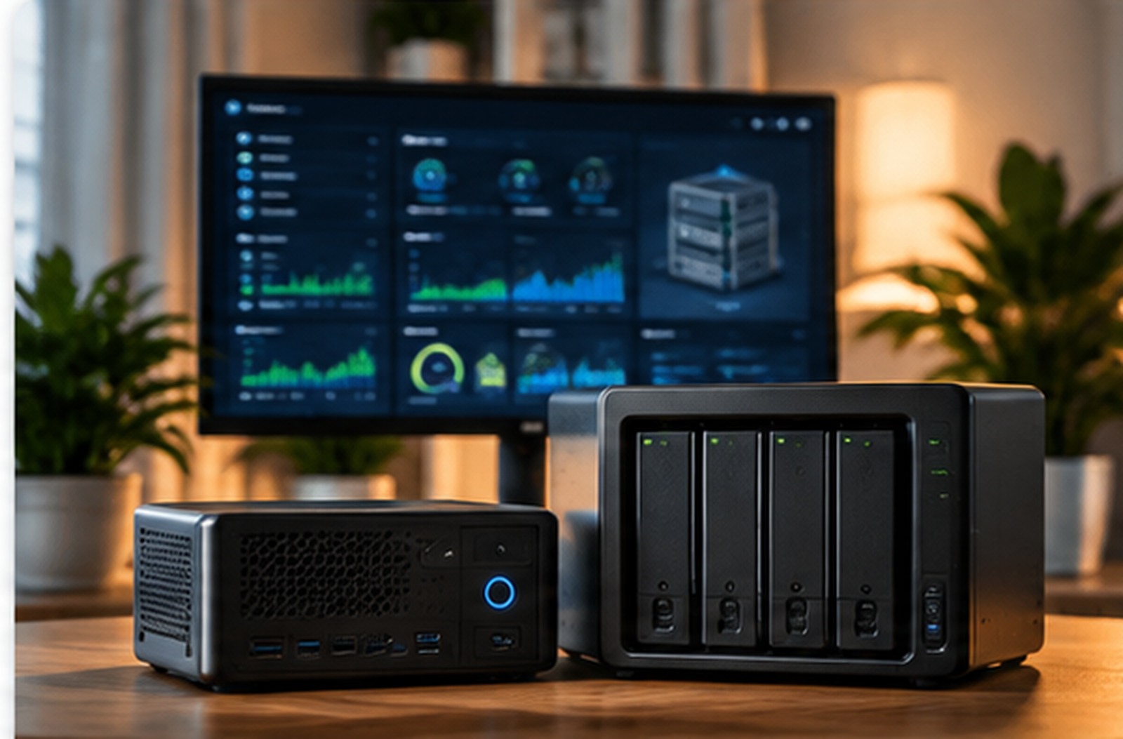 Lokal server og NAS